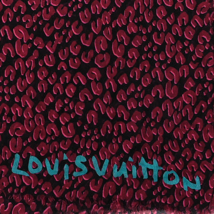 Louis Vuitton Cashmere Silk Sprouse Leopard Stole Scarf 3 of 3