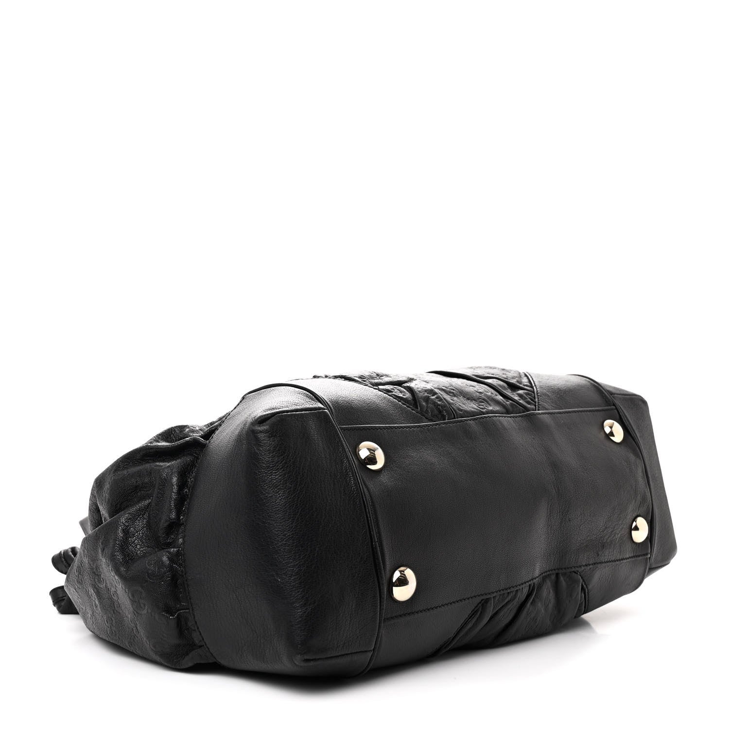 Gucci Guccissima Large Full Moon Tote Black 4 of 14