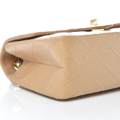 Chanel Aged Calfskin Quilted 2.55 Reissue Mini Flap Beige 5 of 9