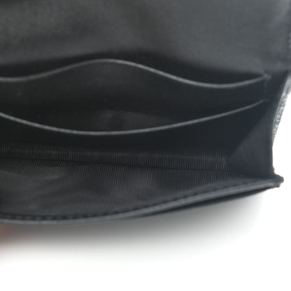 Christian Dior Grained Calfskin Saddle Card Holder Black 5 of 8