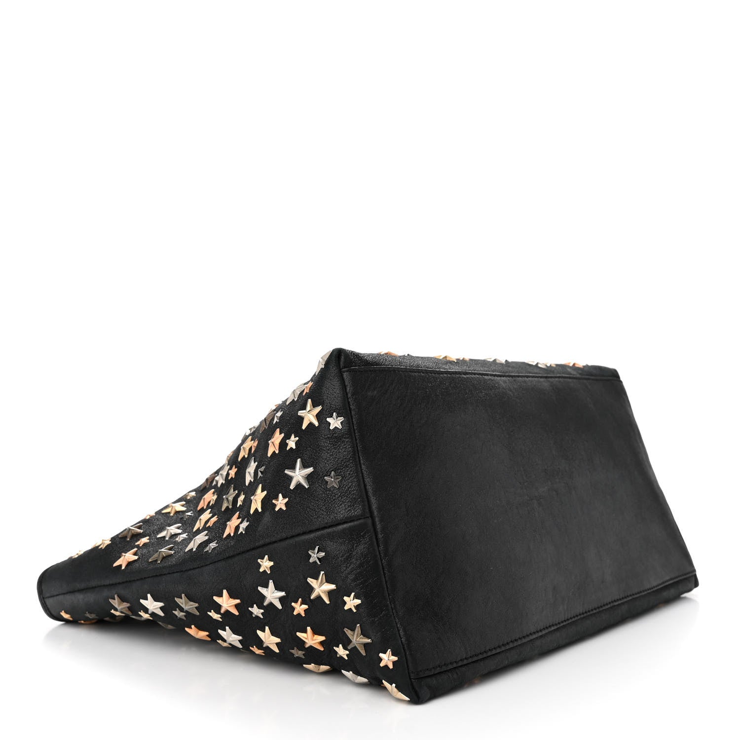 Jimmy Choo Calfskin Star Studded Tote Black 4 of 12