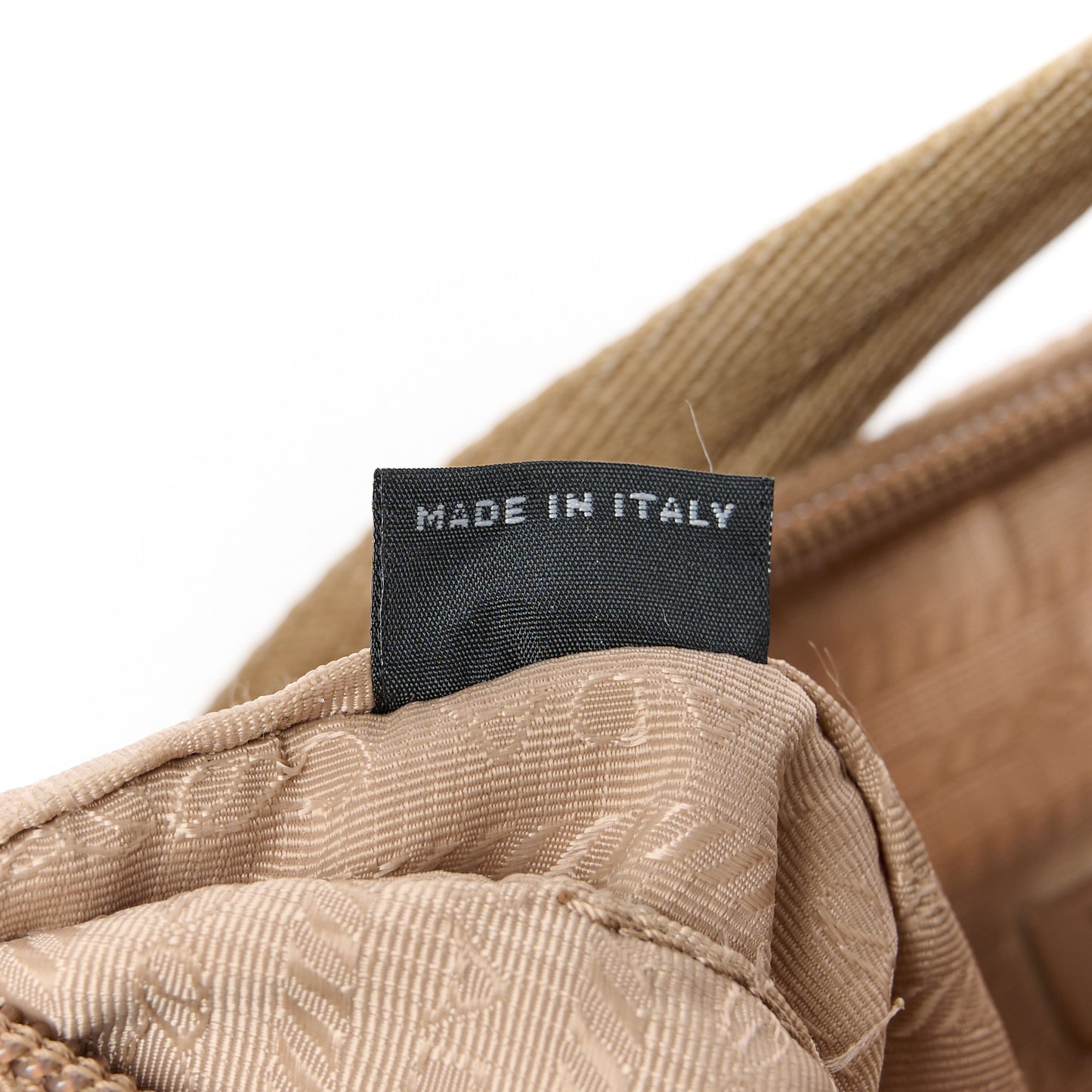 Re-Nylon Saffiano Mini Re-Edition 2000 Bag Deserto