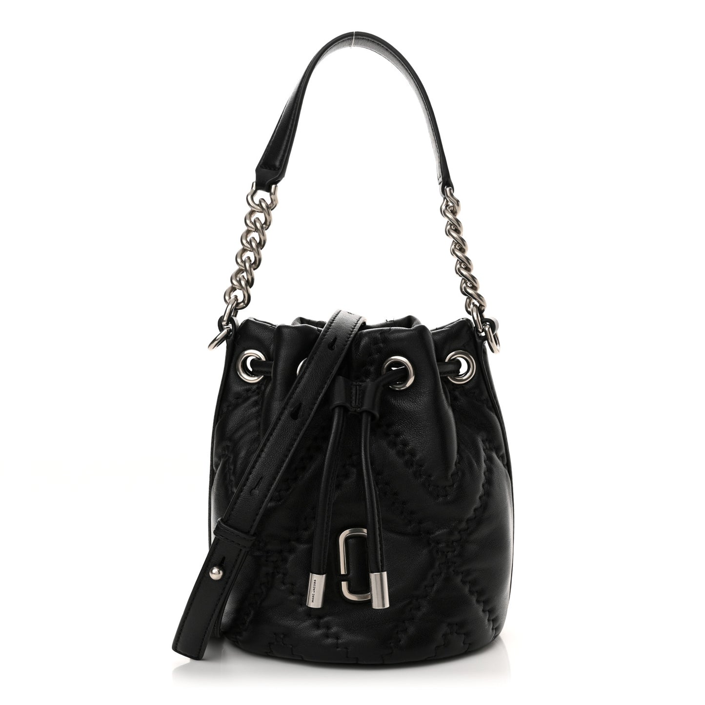 Calfskin Quilted The Bucket Bag Black