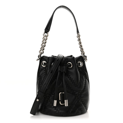 Marc Jacobs Calfskin Quilted The Bucket Bag Black 1 of 11