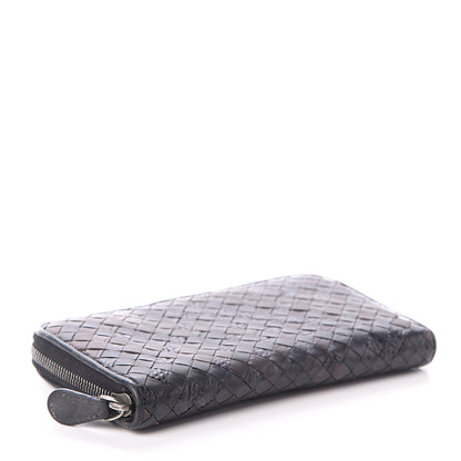 Bottega Veneta Nappa Ayers Intrecciato Zip Around Wallet Black 3 of 5