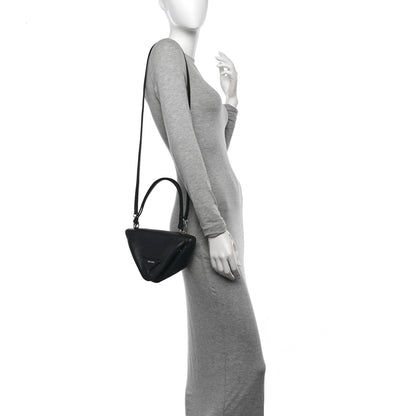 Prada Nappa Padded Signaux Triangle Crossbody Black 2 of 12