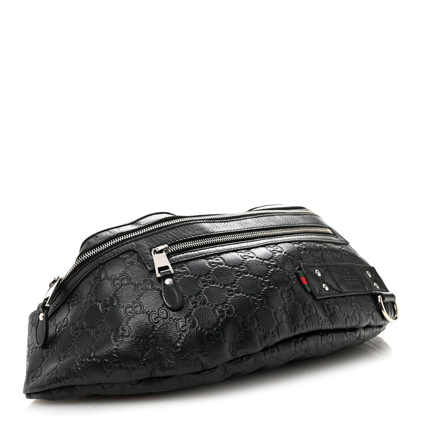 Guccissima Web Belt Bag Black