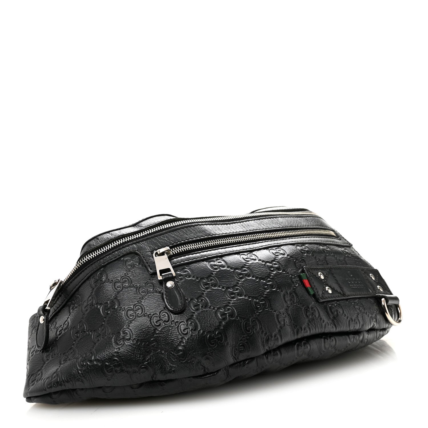 Gucci Guccissima Web Belt Bag Black 4 of 11