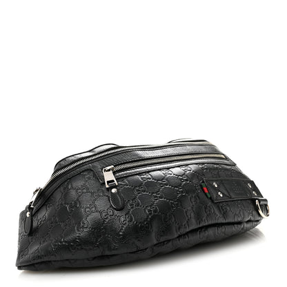 Gucci Guccissima Web Belt Bag Black 4 of 11
