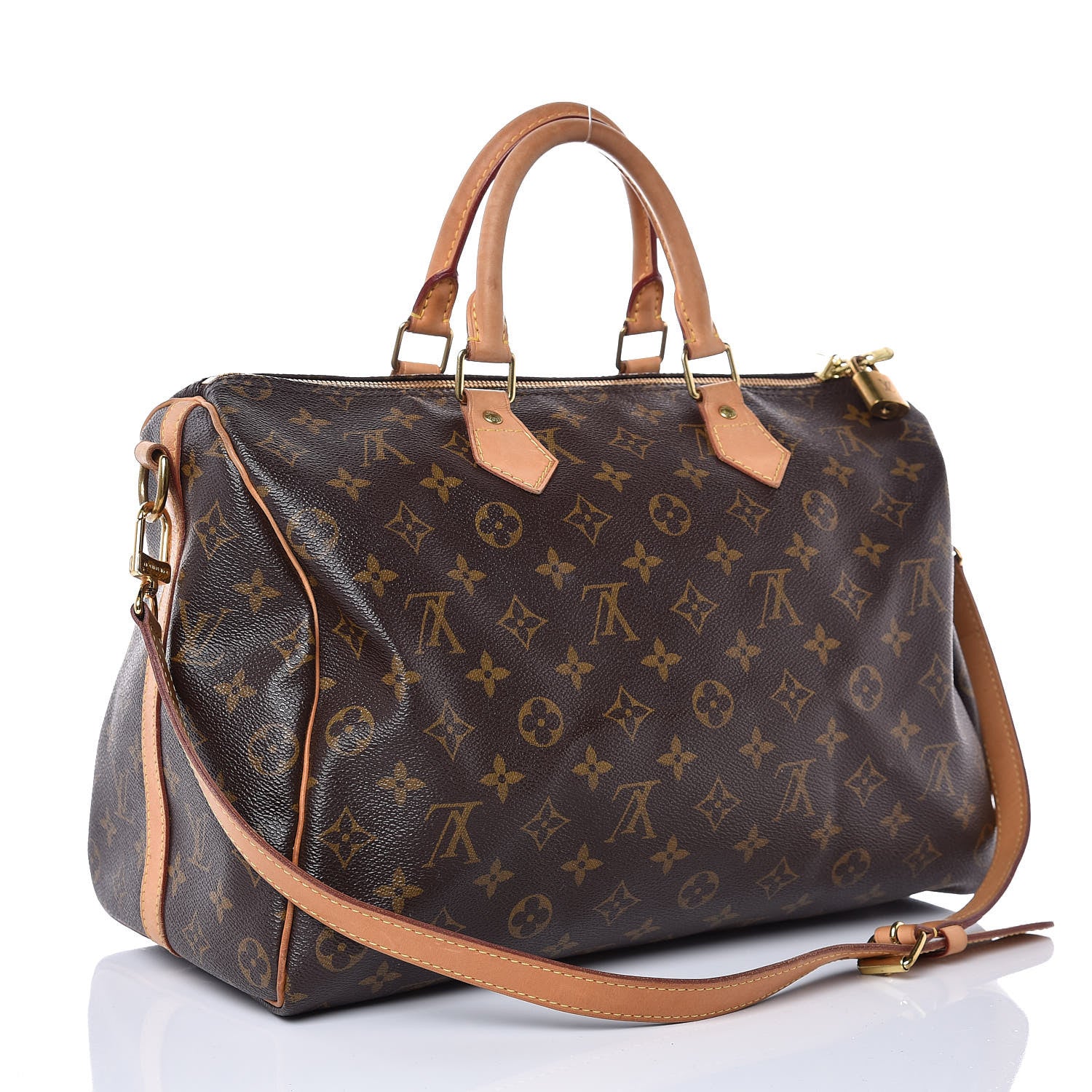 Louis Vuitton Monogram Speedy Bandouliere 35 4 of 13