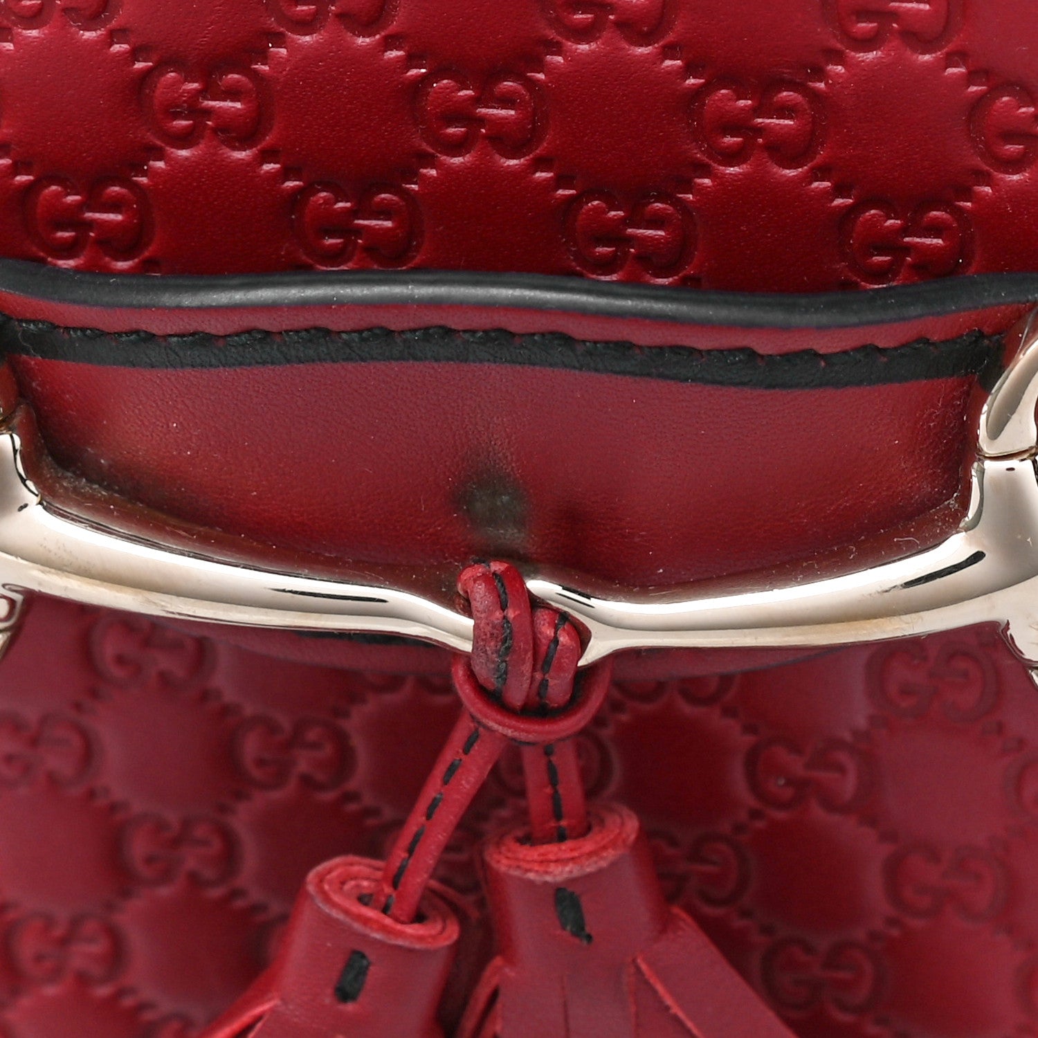 Gucci Microguccissima Medium Emily Chain Shoulder Bag Red 14 of 14