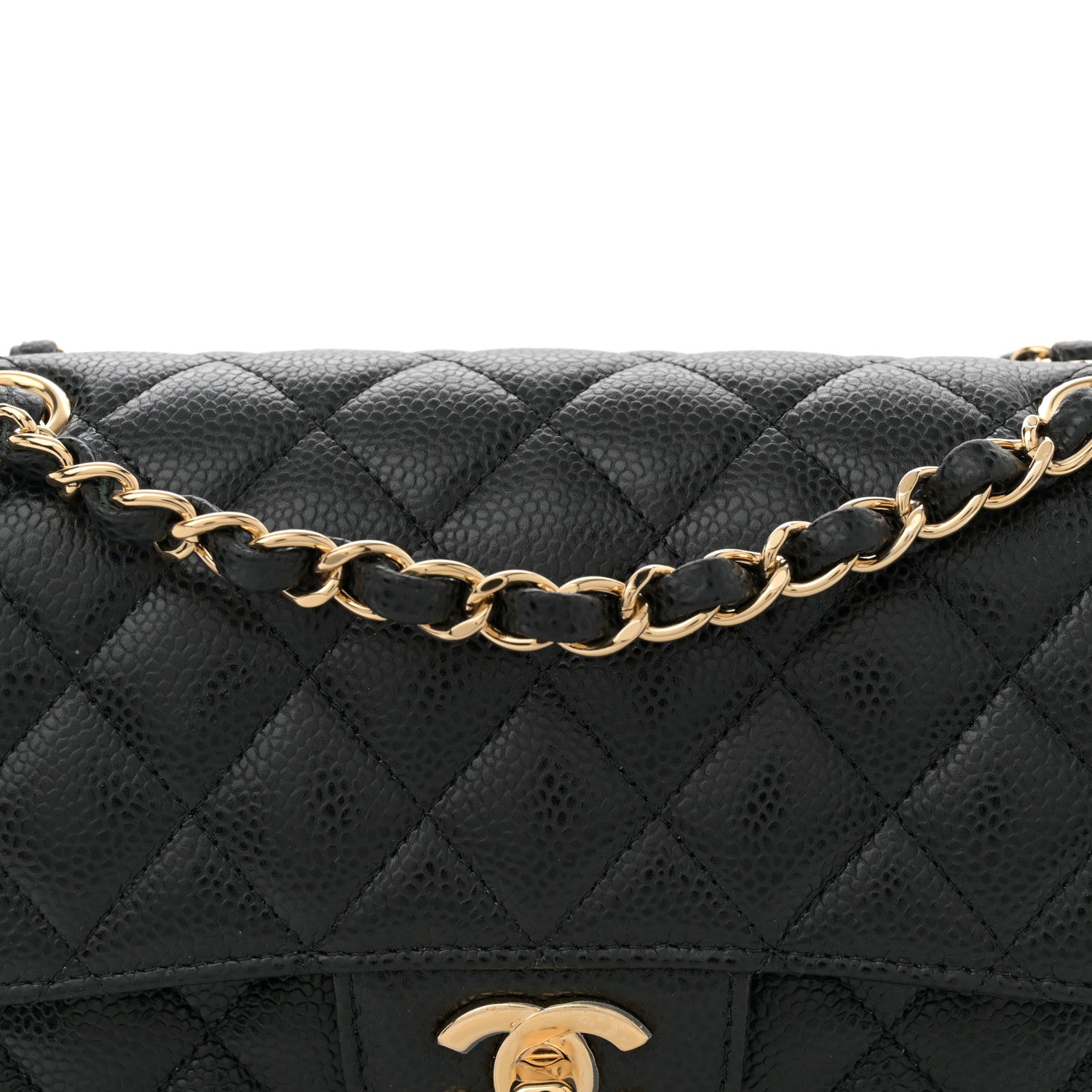 Chanel Caviar Quilted Small Double Flap Black 8 of 11