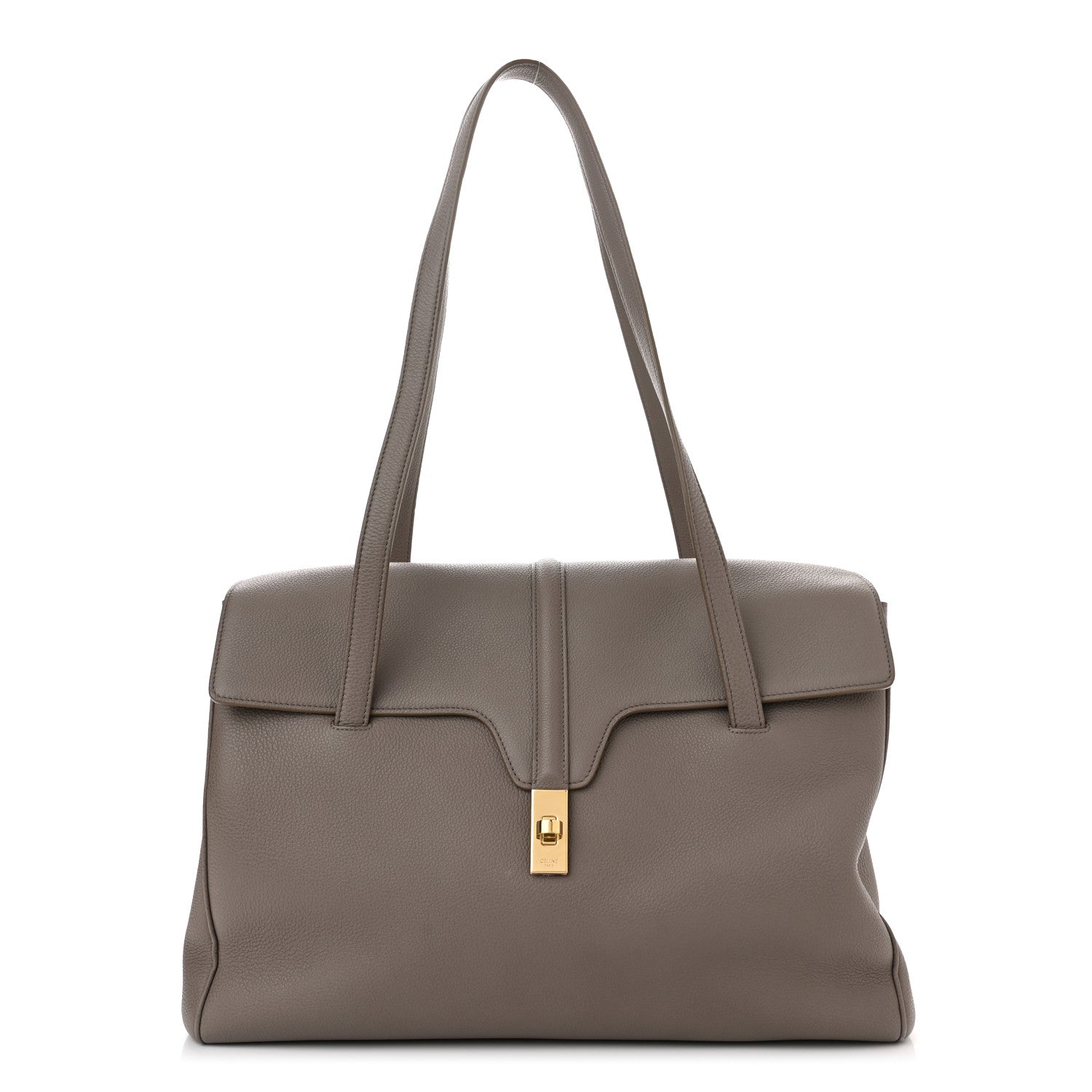 Celine Supple Grained Calfskin Large Soft 16 Bag Pebble 1 of 10