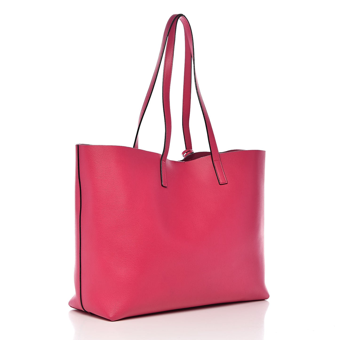 Calfskin Large Shopping Tote Fuchsia