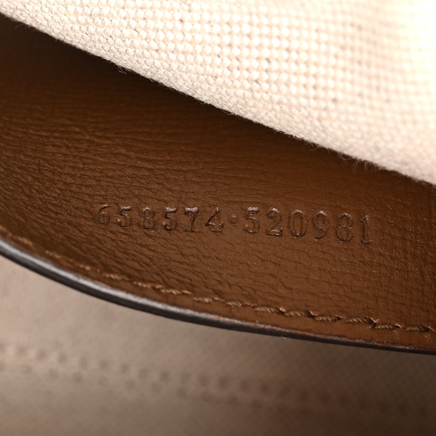 Gucci GG Supreme Monogram Web Mini Horsebit 1955 Shoulder Bag Beige Brown Sugar 7 of 13