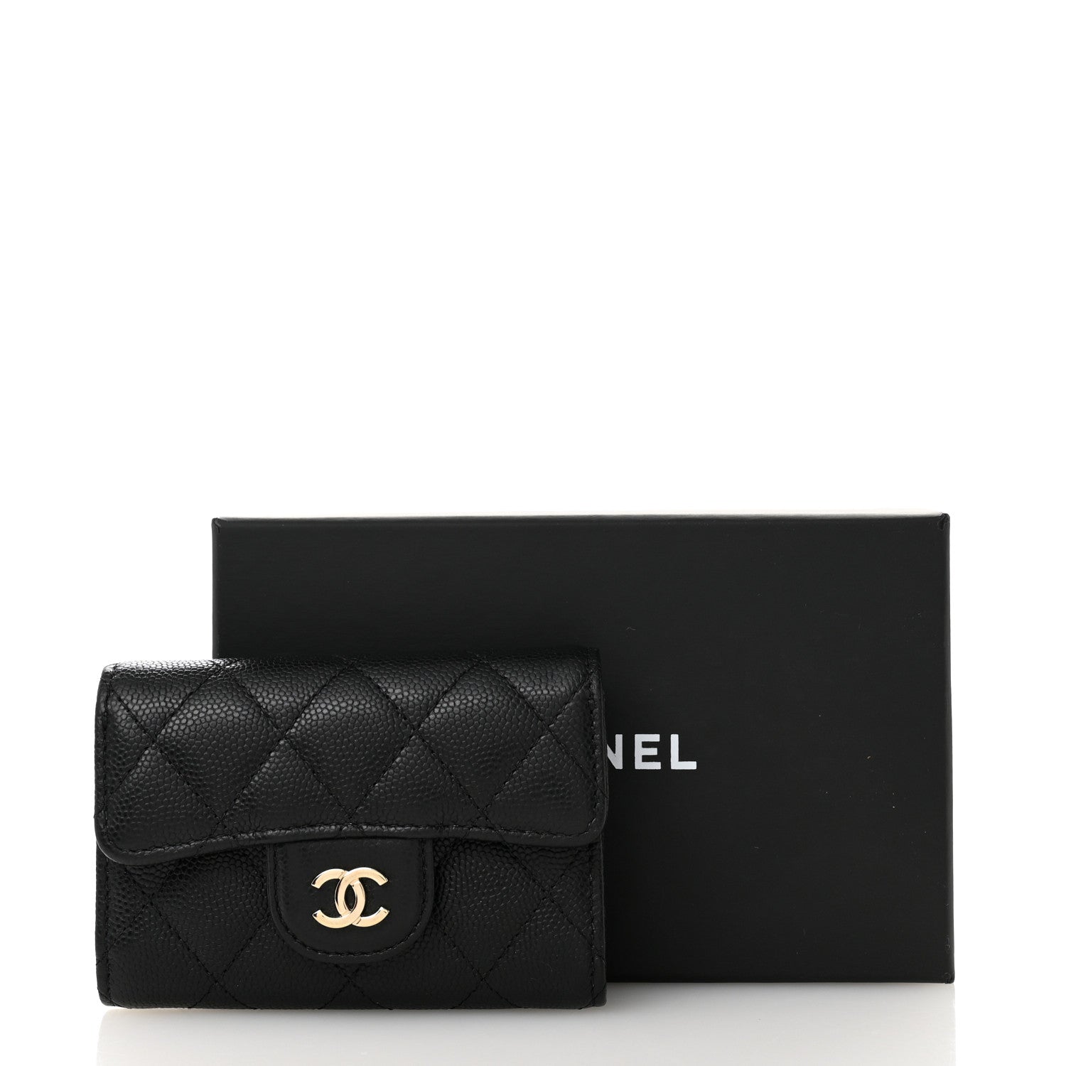 Chanel Caviar Quilted Classic 4 Key Holder Wallet Black 9 of 9