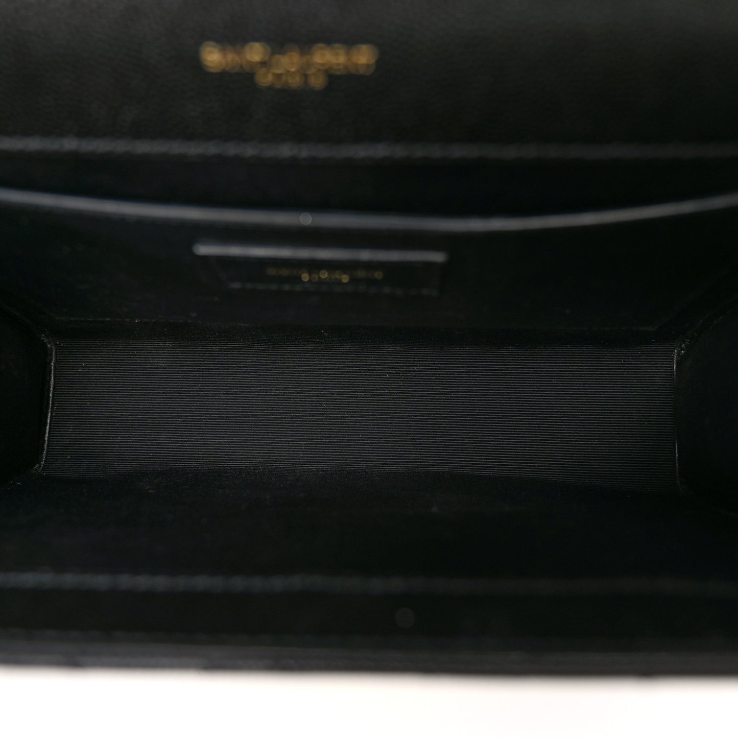 Grain De Poudre Textured Mixed Matelasse Triquilt Medium Monogram Satchel Black