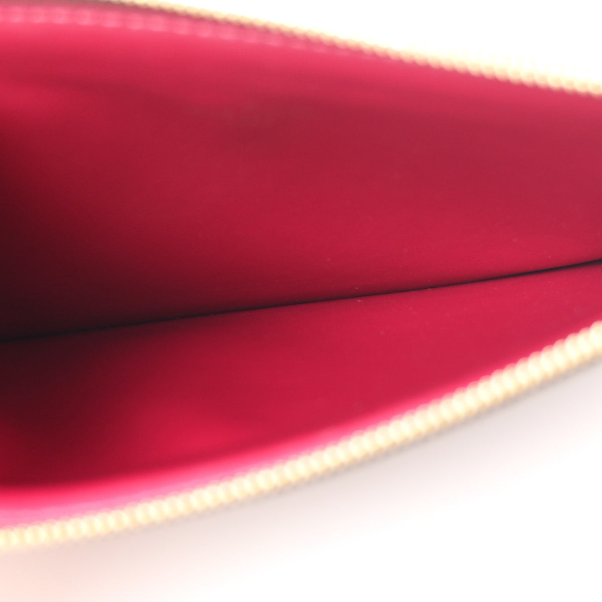Monogram Felicie Chain Wallet Zippered Insert Fuchsia