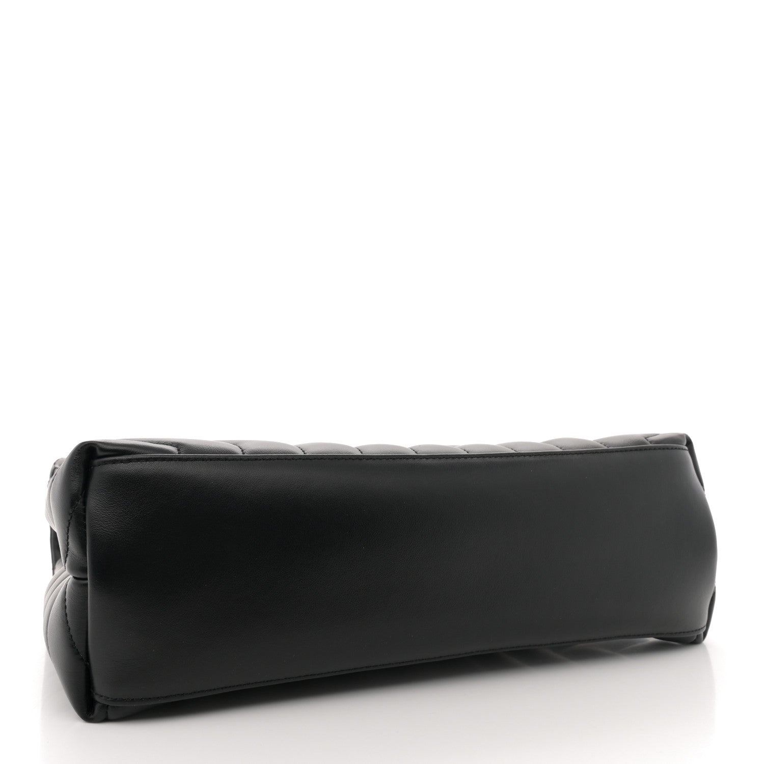 Saint Laurent Calfskin Y Quilted Monogram Medium Loulou Chain Satchel Black 4 of 12