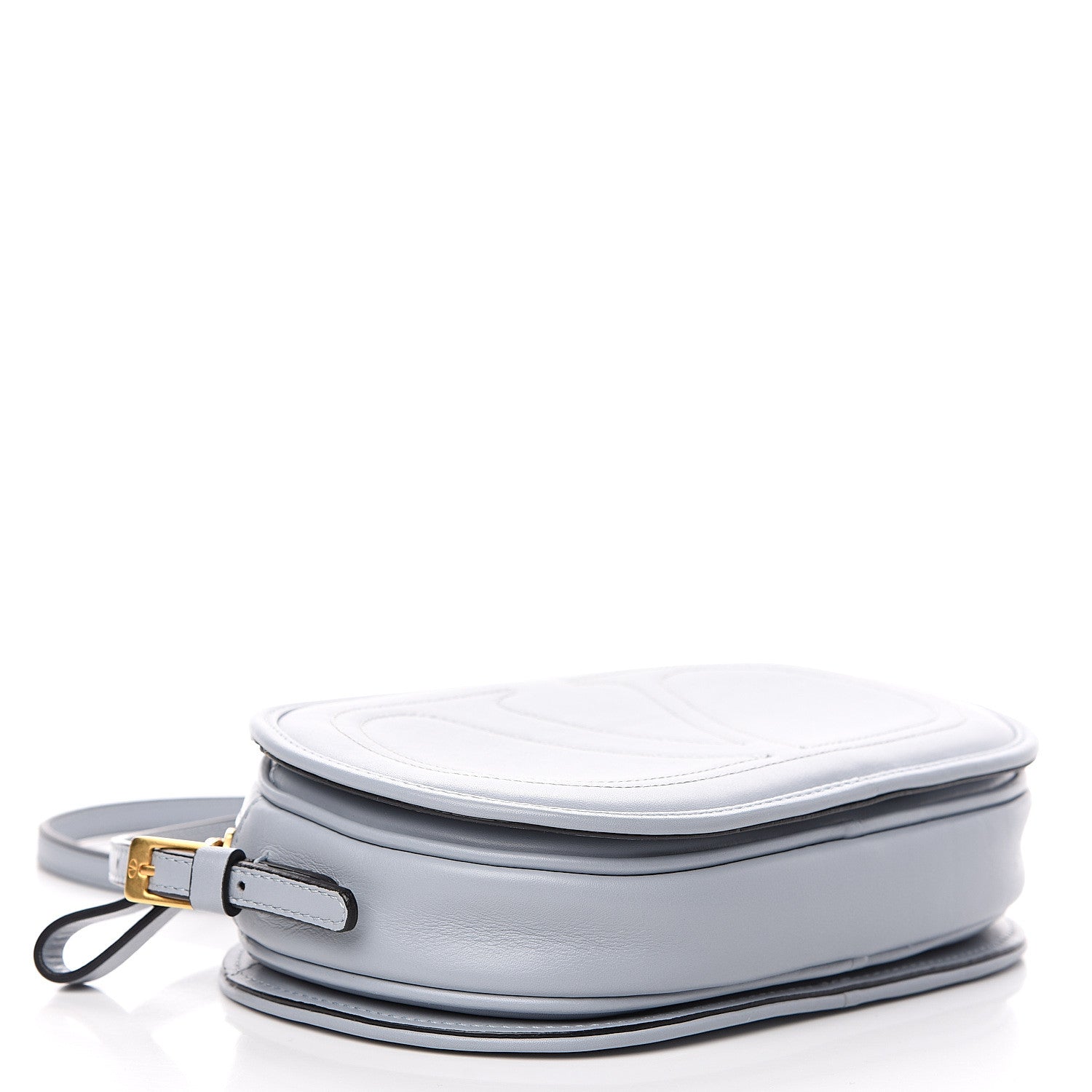 Valentino Garavani Vitello Small Logo Go Crossbody Bag Water Sky 3 of 9