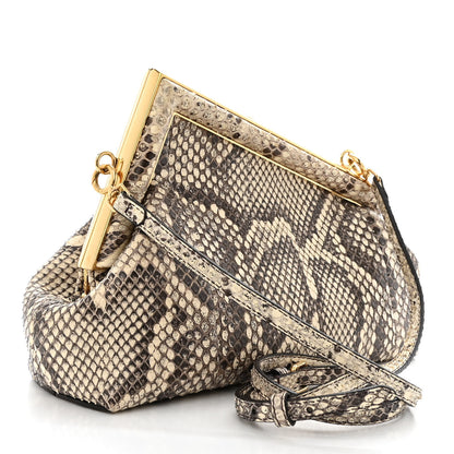 Fendi Snakeskin Small Fendi First Daisy Roccia 3 of 10