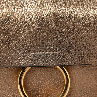 Chloe Metallic Calfskin Mini Faye Bracelet Bag Gold 10 of 12