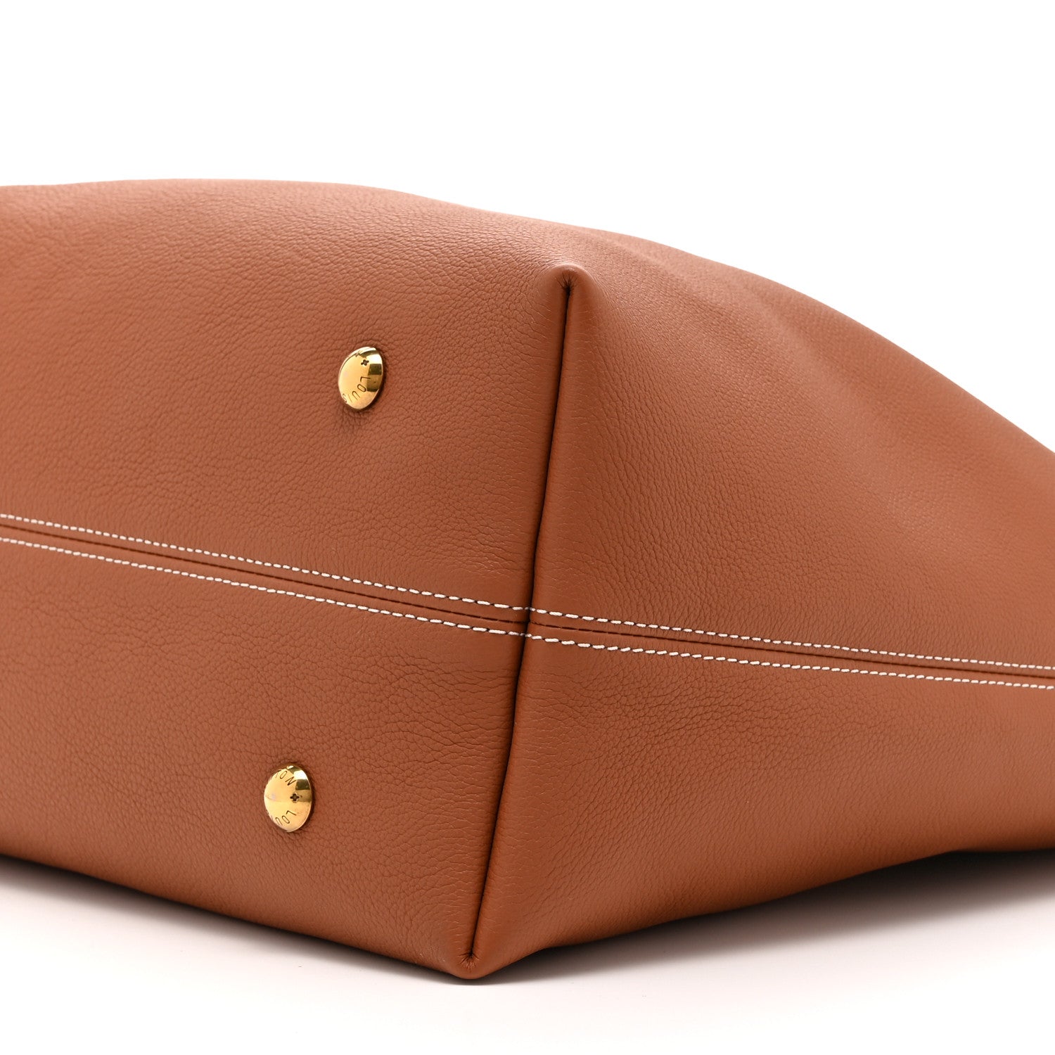 Louis Vuitton Grained Calfskin Low Key Hobo MM Cognac 10 of 10