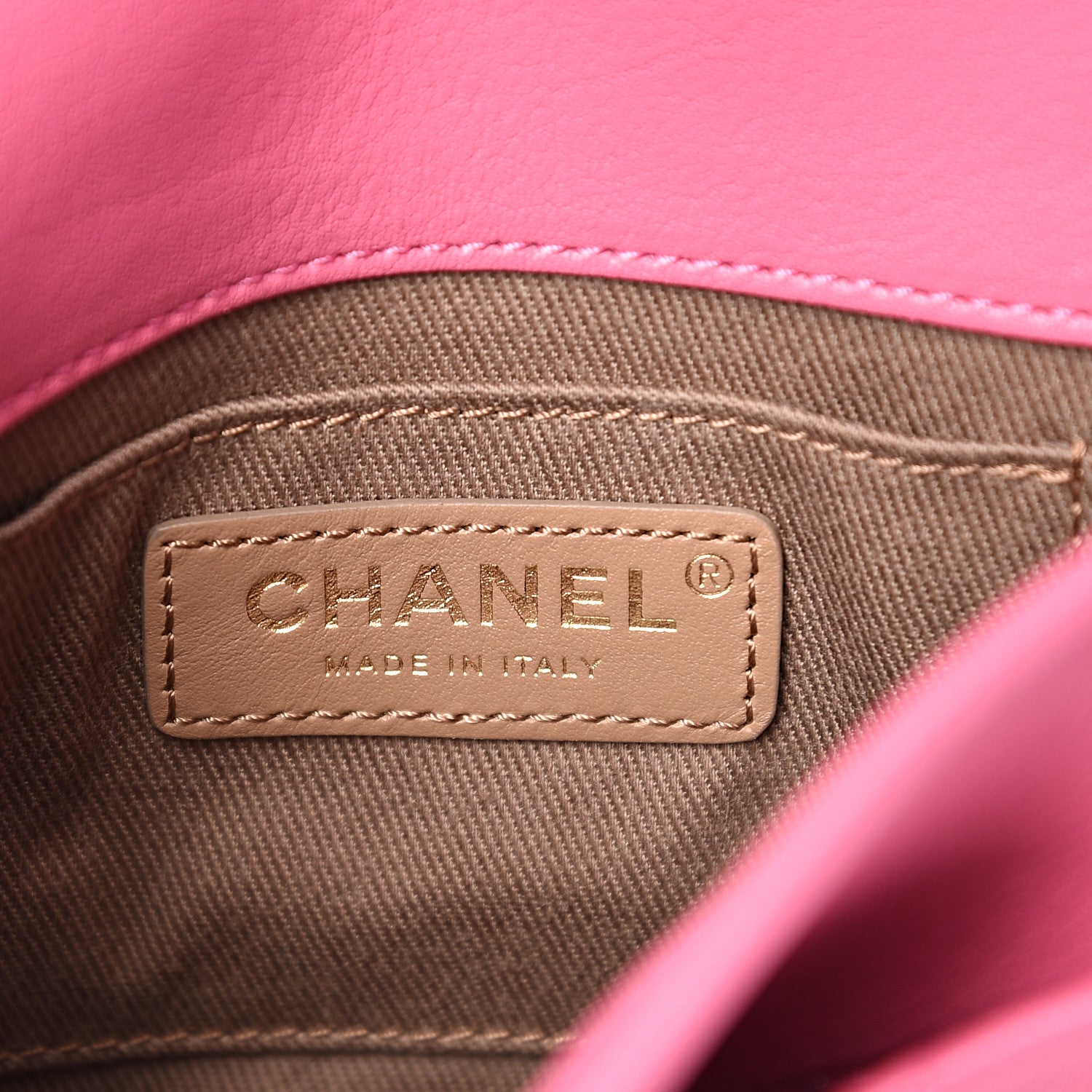 Chanel Goatskin Stitched Casual Trip Messenger Flap Pink 5 of 9