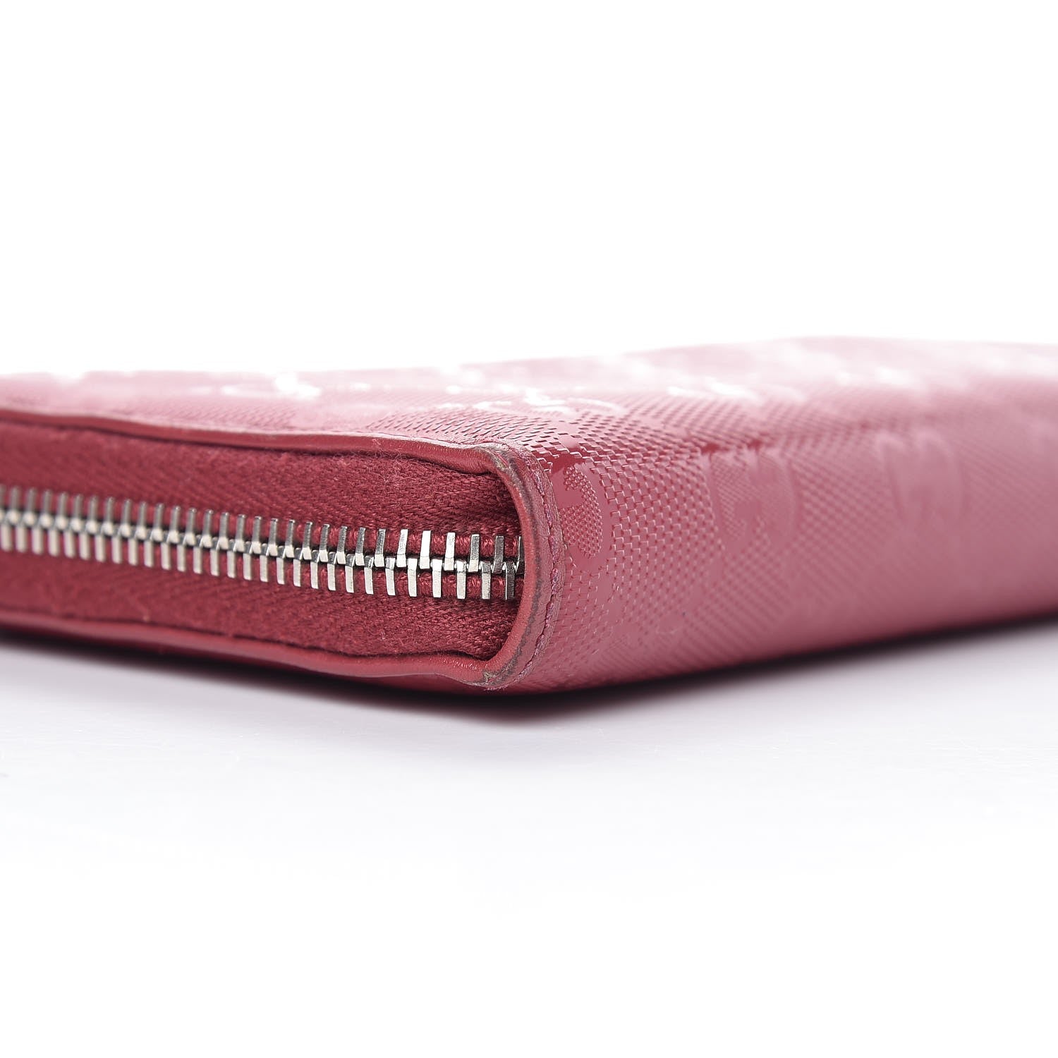 Gucci Imprime Monogram GG Pierce Zip Around Wallet Red 10 of 14