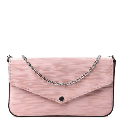 Louis Vuitton Epi Pochette Felicie Rose Ballerine 1 of 12