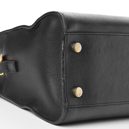 Saint Laurent Calfskin Small Monogram Cabas Black 11 of 15