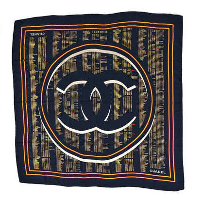 Chanel Silk CC Logo Square Scarf Multicolor 1 of 3