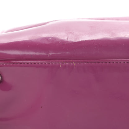 Chanel Vinyl Lipstick Tote Purple 14 of 20