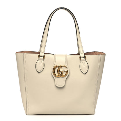 Gucci New Sakai Calfskin Lux Small Dahlia Tote Mystic White 3 of 12
