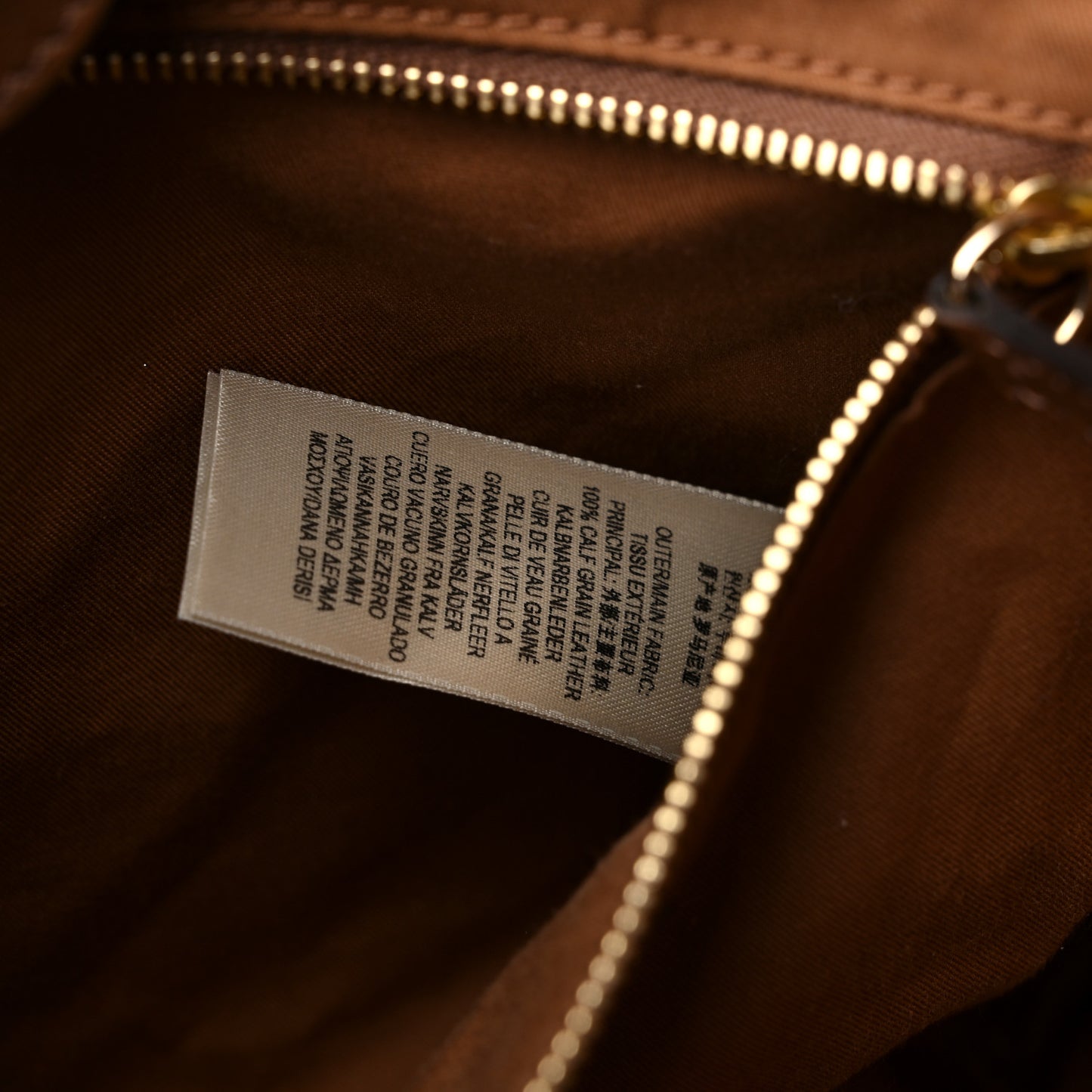 Calfskin Haymarket Check Small Canterbury Tote Brown