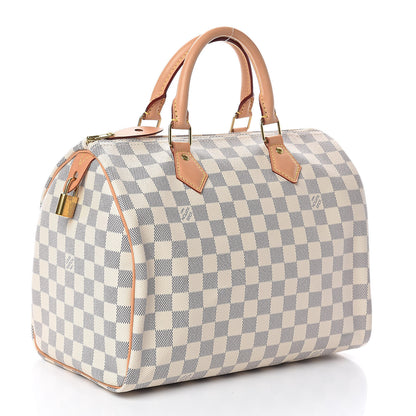 Louis Vuitton Damier Azur Speedy 30 3 of 9