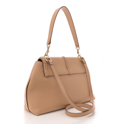 Chloe Grained Calfskin Medium Penelope Shoulder Bag Milky Brown 3 of 13