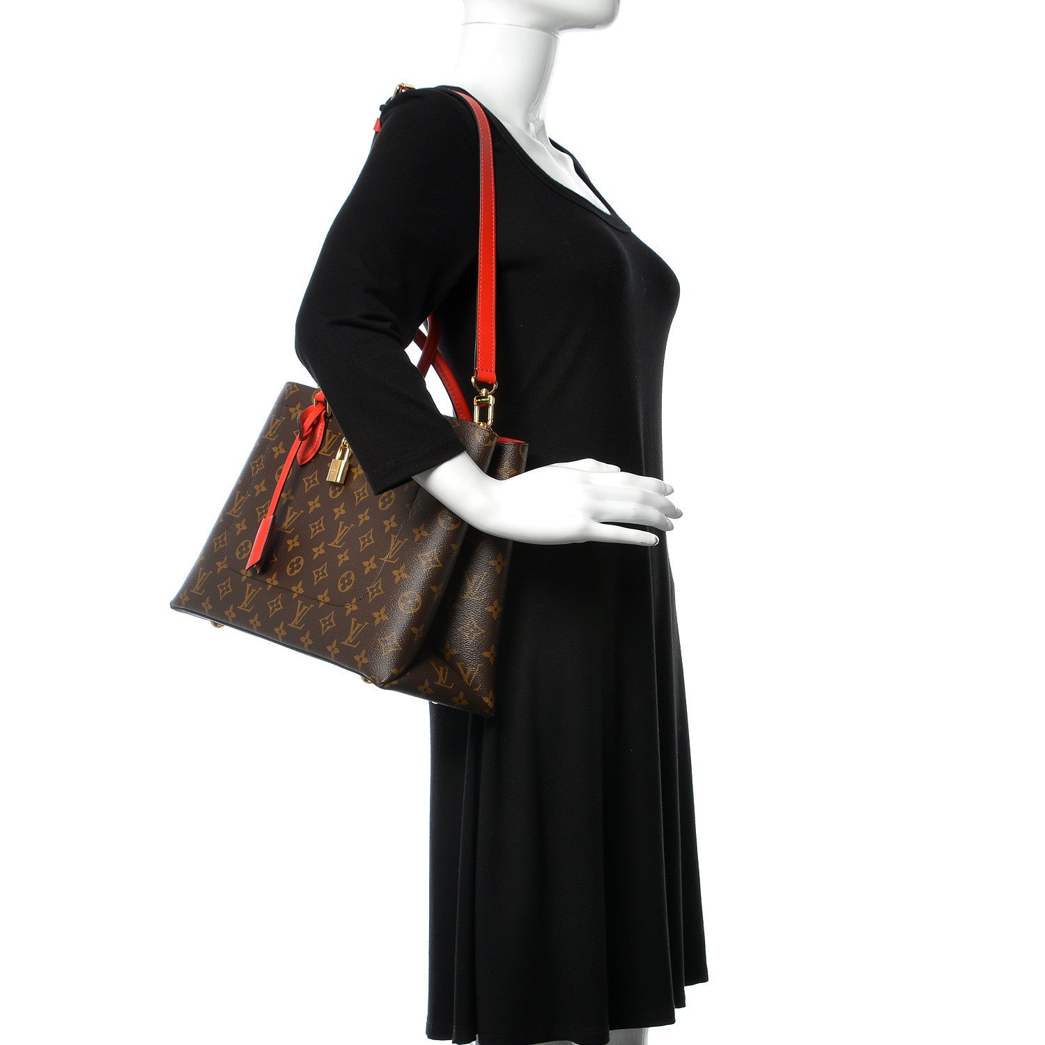 Louis Vuitton Monogram Flower Tote Coquelicot 2 of 15