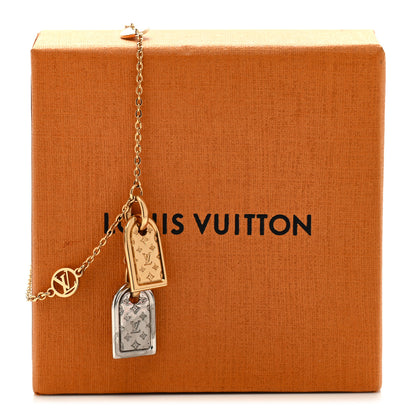 Louis Vuitton Brass Nanogram Bracelet Silver Gold 6 of 6