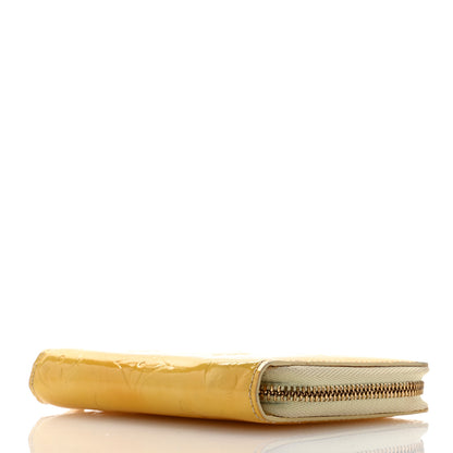 Louis Vuitton Vernis Broome Zip Wallet Jaune Passion 4 of 8