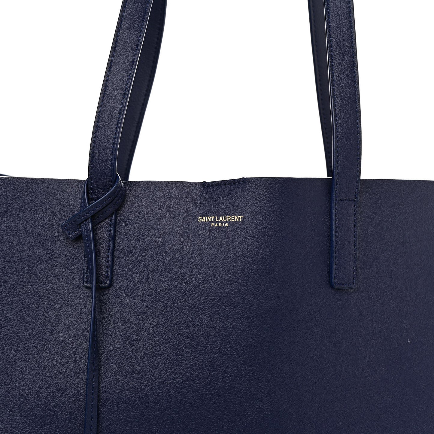 Calfskin Large Shopping Tote Navy