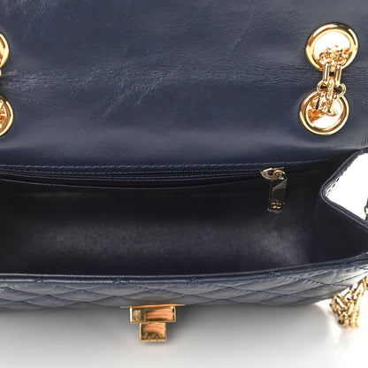 Chanel Aged Calfskin Quilted 2.55 Reissue Mini Flap Navy 5 of 10