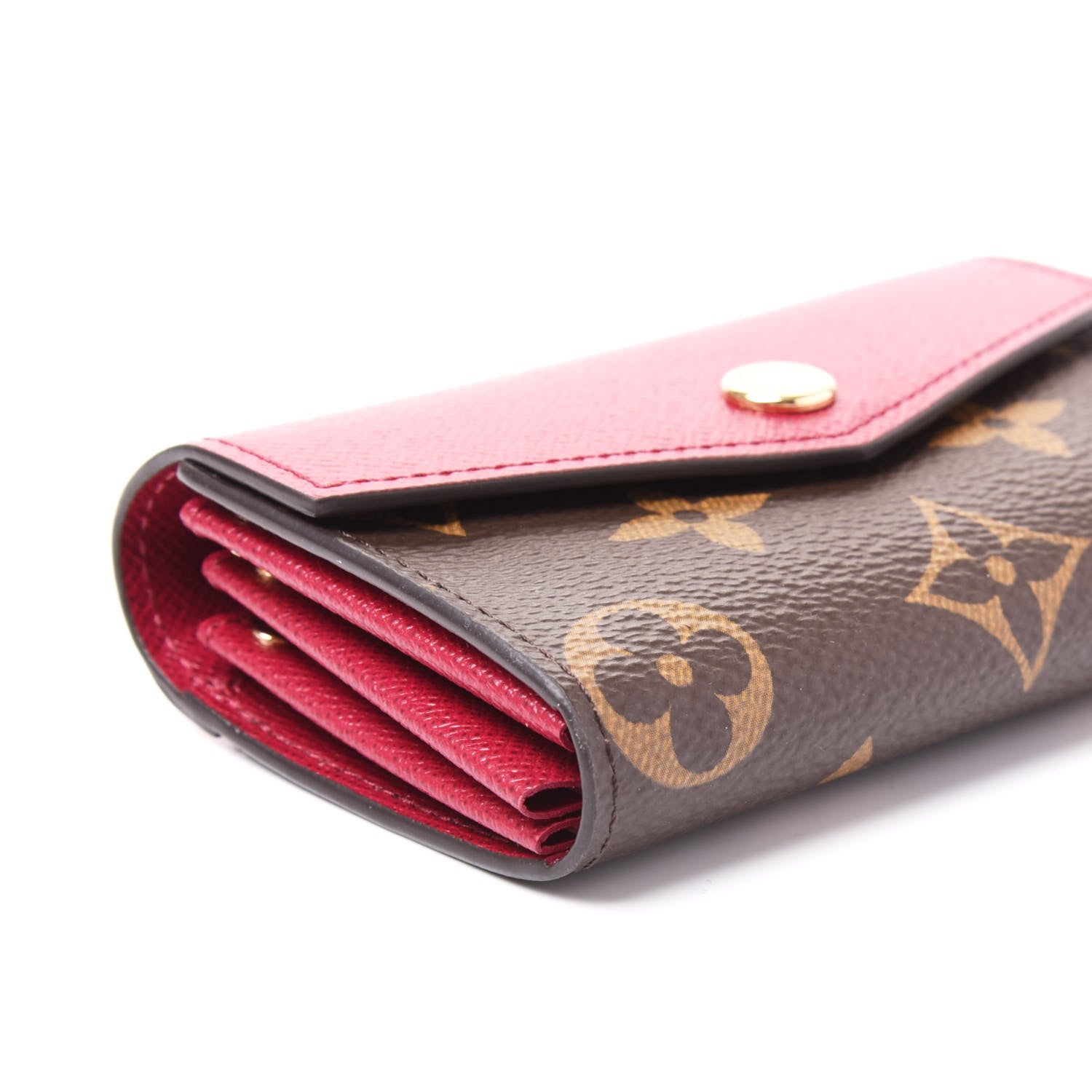 Louis Vuitton Monogram Sarah Multicartes Fuchsia 5 of 10