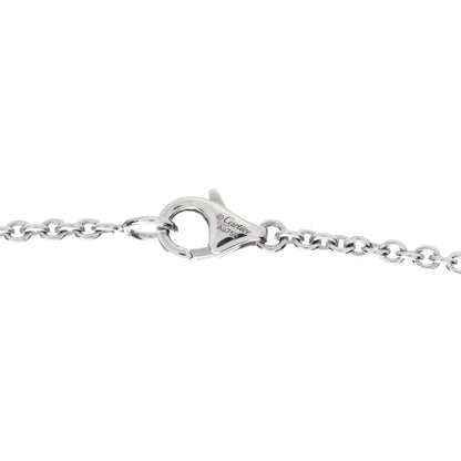 Cartier 18K White Gold Interlocking LOVE Necklace 4 of 4
