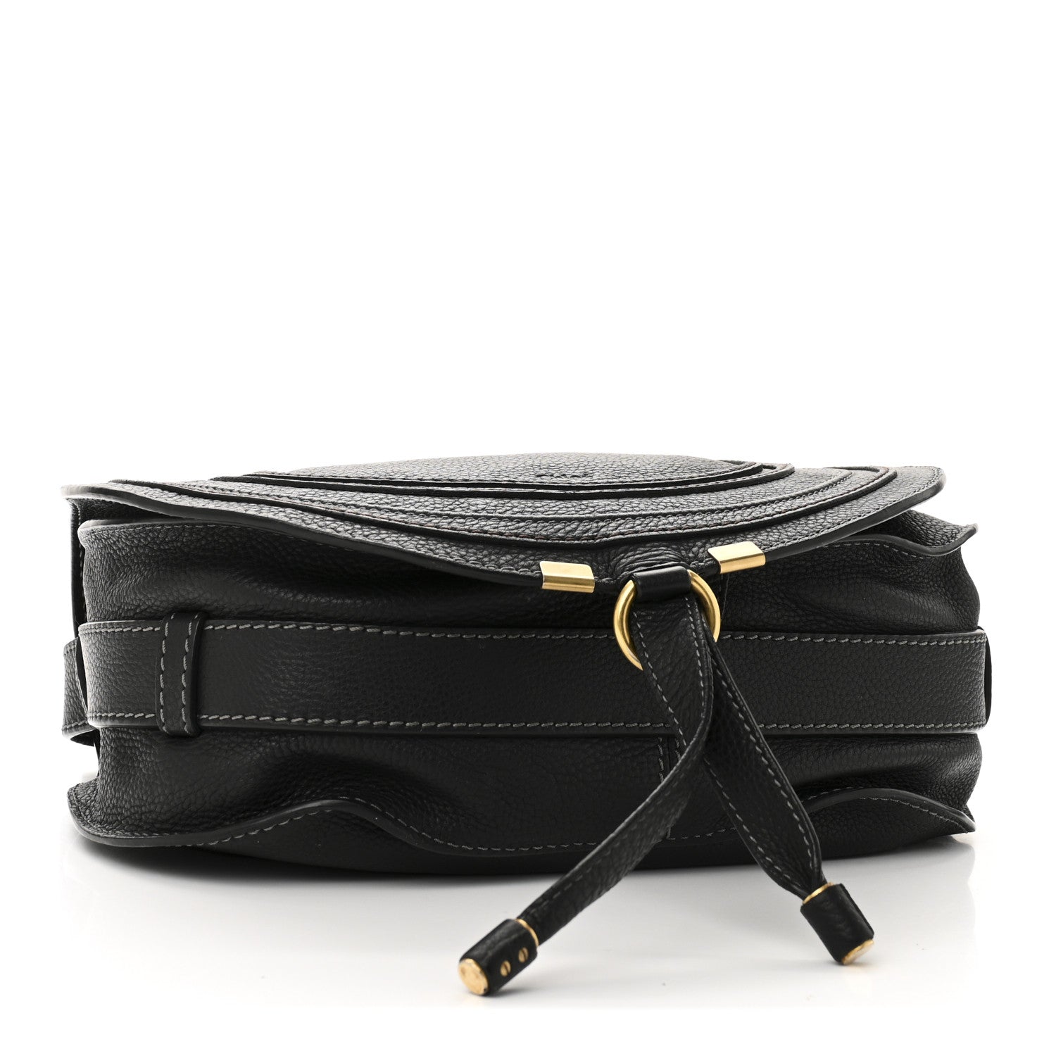 Chloe Calfskin Medium Marcie Round Crossbody Bag Black 4 of 9