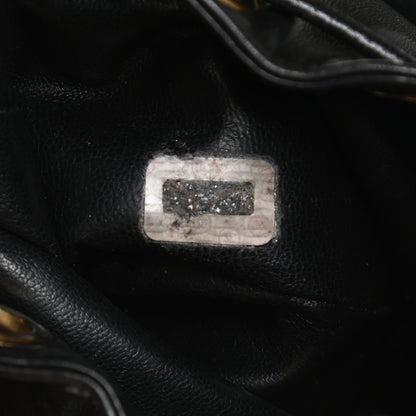Chanel Lambskin Mini CC Drawstring Bag Black 7 of 12