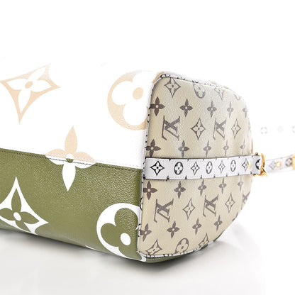 Louis Vuitton Monogram Giant Speedy Bandouliere 30 Kaki Beige 10 of 10