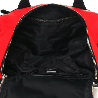 Givenchy Nylon Canvas Convertible Duffle Backpack Red Black 4 of 10
