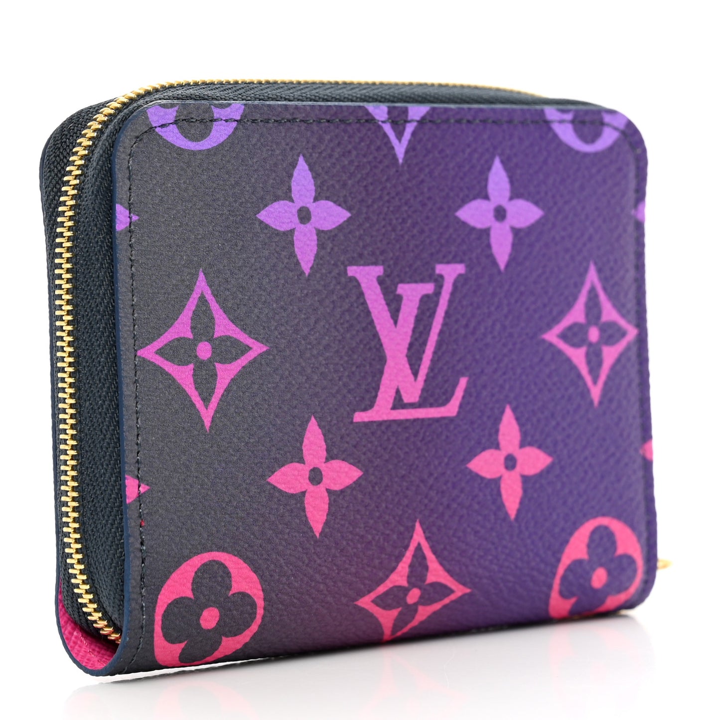 Monogram Giant Spring In The City Zippy Coin Purse Midnight Fuchsia