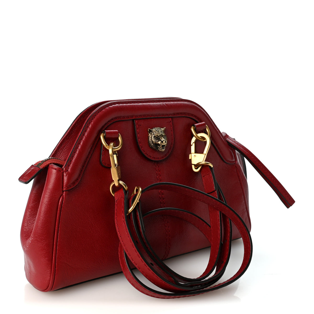 Gucci Piuma Lux Calfskin Small Re(Belle) Crossbody Bag Romantic Cerise 4 of 23